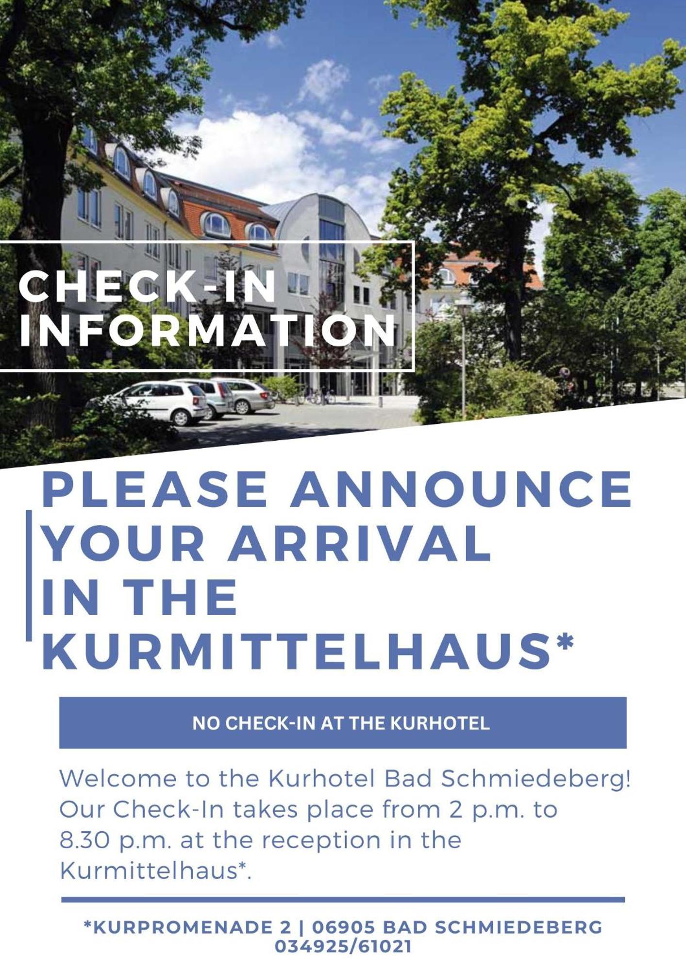 Kurhotel Bad Schmiedeberg Dış mekan fotoğraf
